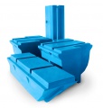 Float modules for pontoons