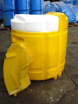 Pipe float element with foam plastic D560
